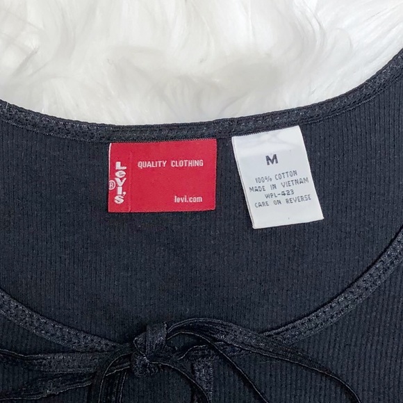 Levi’s Spellout Tank Top Black Size Medium - Picture 3 of 3